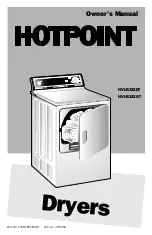 GE Hotpoint NVLR333ET Owner'S Manual preview