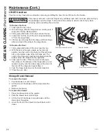 Preview for 24 page of GE Hotpoint RB525DHBB Owner'S Manual