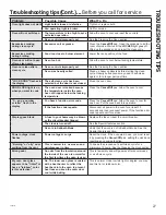 Preview for 27 page of GE Hotpoint RB525DHBB Owner'S Manual