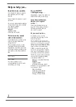 Preview for 2 page of GE HOTPOINT  RS622GN Instructions Manual