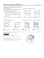 Preview for 13 page of GE HSS25ATHBCBB Owner'S Manual And Installation