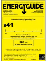 GE HTH18EBDCC Energy Manual preview