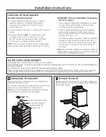 Preview for 15 page of GE HTW240 Owner'S Manual & Installation Instructions