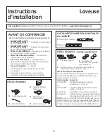 Preview for 40 page of GE HTW240 Owner'S Manual & Installation Instructions