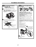 Preview for 21 page of GE HVM1540DP Installation Instructions Manual