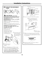 Preview for 18 page of GE HVM1540DP2BB Installation Instructions Manual