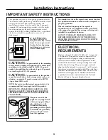 Preview for 3 page of GE HVM1540SNSS Installation Instructions Manual