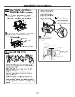 Preview for 21 page of GE HVM1540SNSS Installation Instructions Manual