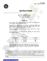 GE IAC57A Instructions Manual preview