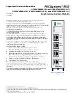 GE IC695CMM002CA-EJ Important Product Information preview