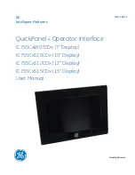 GE IC755CxW07CD SERIES User Manual preview