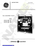 Preview for 1 page of GE IFC51A AND 518 Instructions Manual