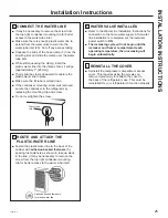 Preview for 25 page of GE IM-6D Owner'S Manual & Installation Instructions