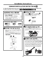 Preview for 10 page of GE IM4 Owner'S Manual And Installation Instructions