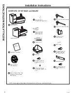 Предварительный просмотр 6 страницы GE IM4D Owner'S Manual & Installation Instructions