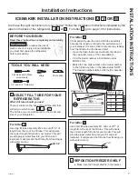 Предварительный просмотр 7 страницы GE IM4D Owner'S Manual & Installation Instructions