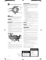 Preview for 1 page of GE Indoor SunSmart User Manual