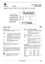 Preview for 1 page of GE Interlogix ARITECH ATS1210 Manual