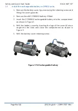 Preview for 9 page of GE IO61X-BAT-KIT Safety And Quick Start Manual
