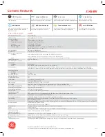 Preview for 2 page of GE J1456W Specifications