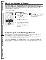 Preview for 24 page of GE J2BP85 Owner'S Manual & Installation Instructions