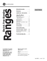 GE JB255RK-SS Owner'S Manual preview