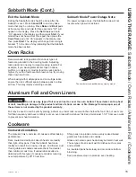 Preview for 15 page of GE JB256 series Owner'S Manual