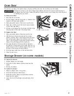 Preview for 25 page of GE JB256 series Owner'S Manual