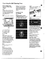 Preview for 20 page of GE JB391GK Use And Care Manual