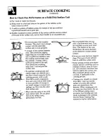 Preview for 10 page of GE JB570GM Use And Care Manual