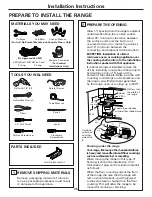 Preview for 36 page of GE JB600 Specifications