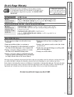 Preview for 52 page of GE JB600 Specifications