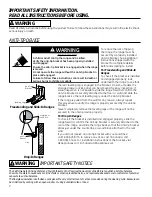 Preview for 2 page of GE JB600 Use And Care Manual