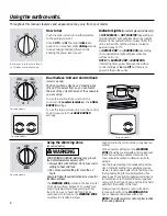 Preview for 6 page of GE JB600 Use And Care Manual