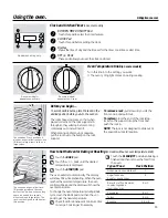 Preview for 11 page of GE JB600 Use And Care Manual