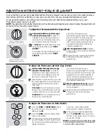 Preview for 20 page of GE JB600 Use And Care Manual