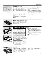 Preview for 27 page of GE JB600 Use And Care Manual