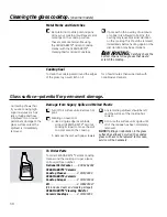 Preview for 30 page of GE JB600 Use And Care Manual