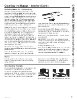 Preview for 19 page of GE JB625 Owner'S Manual