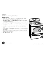 Preview for 2 page of GE JB640SPSS Dimensions And Installation Information