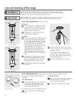 Preview for 26 page of GE JB645STSS Owner'S Manual