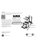 GE JB705EDES Dimensions And Installation Information preview