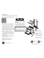 GE JB740 Dimensions And Installation Information preview