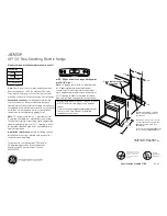 GE JB740SP Dimensions And Installation Information предпросмотр