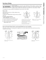 Предварительный просмотр 9 страницы GE JB750DF2CC Owner'S Manual