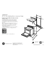 GE JB750SFSS Dimensions And Installation Information предпросмотр