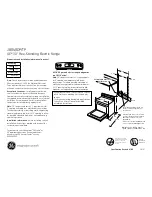 GE JB840 Dimensions And Installation Information предпросмотр