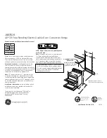 GE JB870DR Dimensions And Installation Information preview