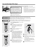 Preview for 40 page of GE JB870DR Owner'S Manual