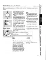 Preview for 35 page of GE JB870DR2BB Owner'S Manual